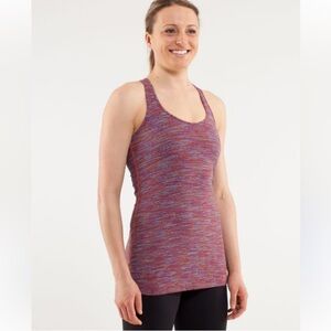 lululemon athletica Purple Pink Fitted Sleeveless Tank Top